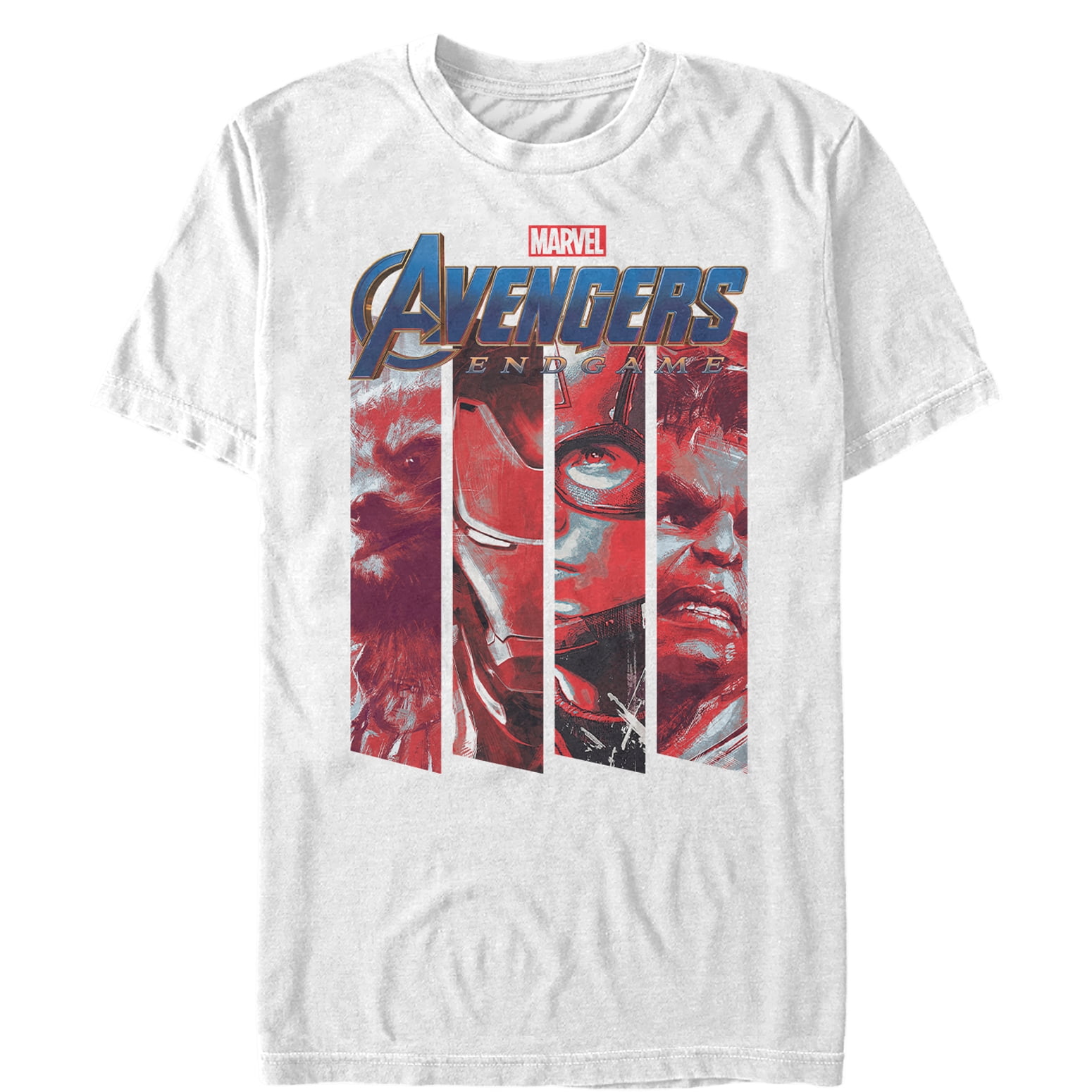 Avengers Endgame Hero Circle Children's Unisex White T-Shirt 