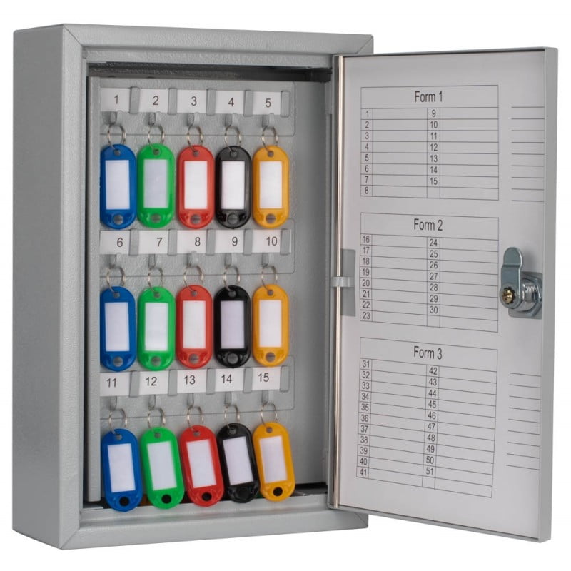 Winbest Steel Key Safe Wall Mount Storage Key Lock Safe Box (51