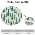thumbnail image 6 of Light Green Christmas Tree and Snow Pattern Round Fitted Tablecloth with Elastic Edge,Dining Table Cover Waterproof,Outdoor Round Tablecloth for Camping,Dining,Indoor and Outdoor, 6 of 7