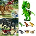 thumbnail image 4 of JUNWELL 11-inch Dinos Toy  Buildable Dinosaur Building Blocks Figures  Including T Rex  Velociraptor  Pterosauria  etc Optional, 4 of 6