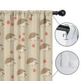 thumbnail image 4 of Blackout Kids Curtains,Hedgehog Pattern Childrens Insulated Curtains Set Of 2,Bedroom Essentials,Toddler Room Decor 52"x63"(132x160cm), 4 of 4