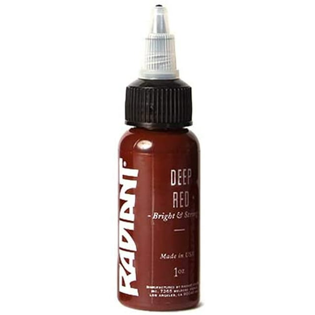 Radiant Colors Encre de Tatouage - Rouge Profond 1oz