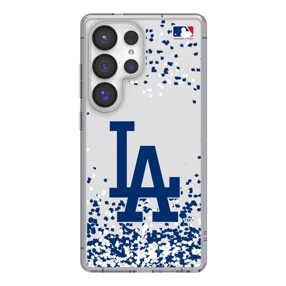 Los Angeles Dodgers Galaxy S8 Confetti Design Clear Case