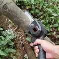 thumbnail image 4 of Mini Chainsaw 4-Inch Cordless Electric Portable Chainsaw with Brushless Motor, One-Hand Lightweight, Pruning Shears Chainsaw for Tree Branch Wood Cutting (Chainsaw+ 2 Batteries+ 2 Chains), 4 of 9