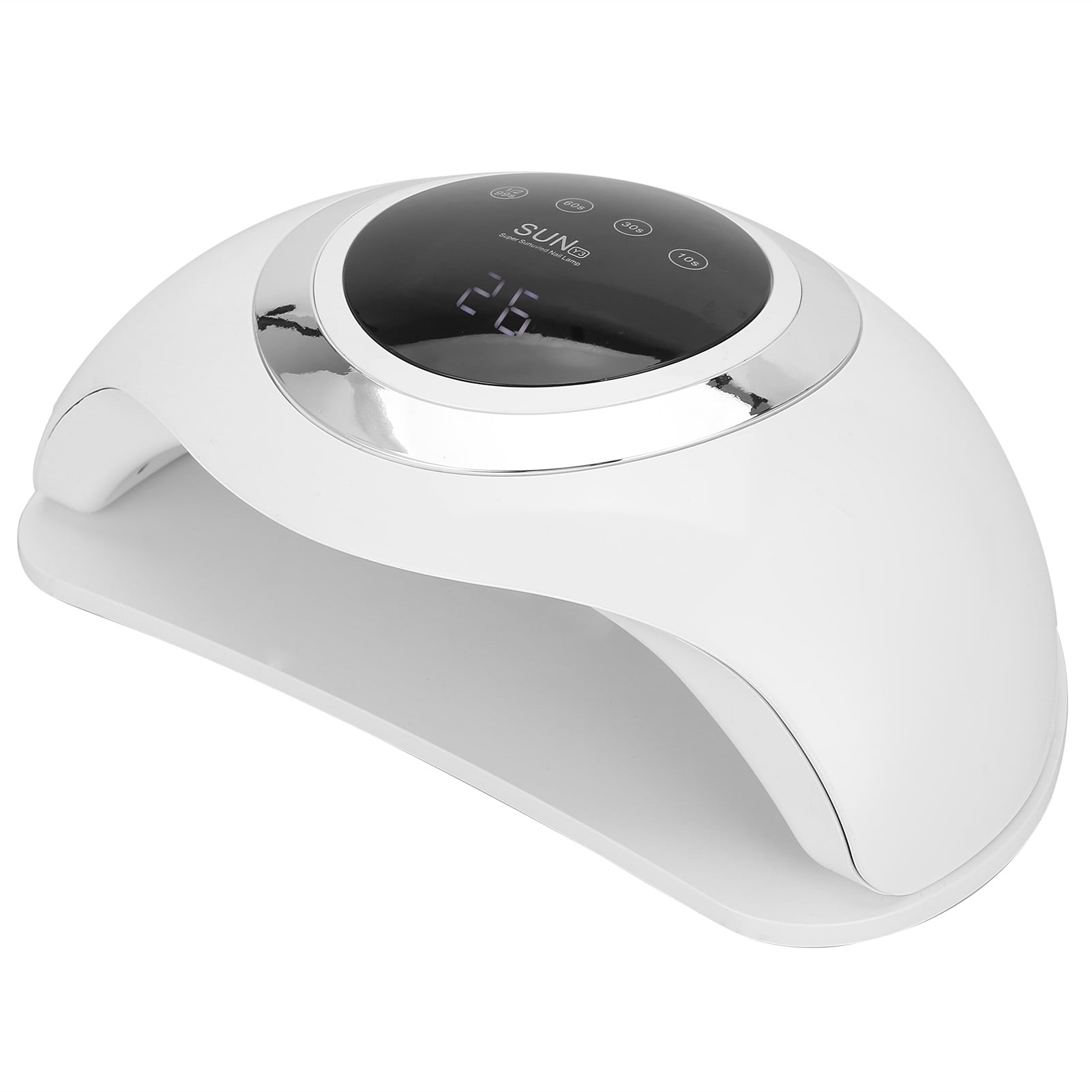 BOKYAN 168W UV LED Nail Lamp Gel Polish Dryer Dual Light Infrared Induction Nail Curing Machine with 4 Timer Settings for Home Salon Manicure Pedicure Tool