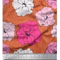 thumbnail image 1 of Soimoi Velvet Fabric Carnation Floral Print Fabric by Yard 58 Inch Wide, 1 of 3