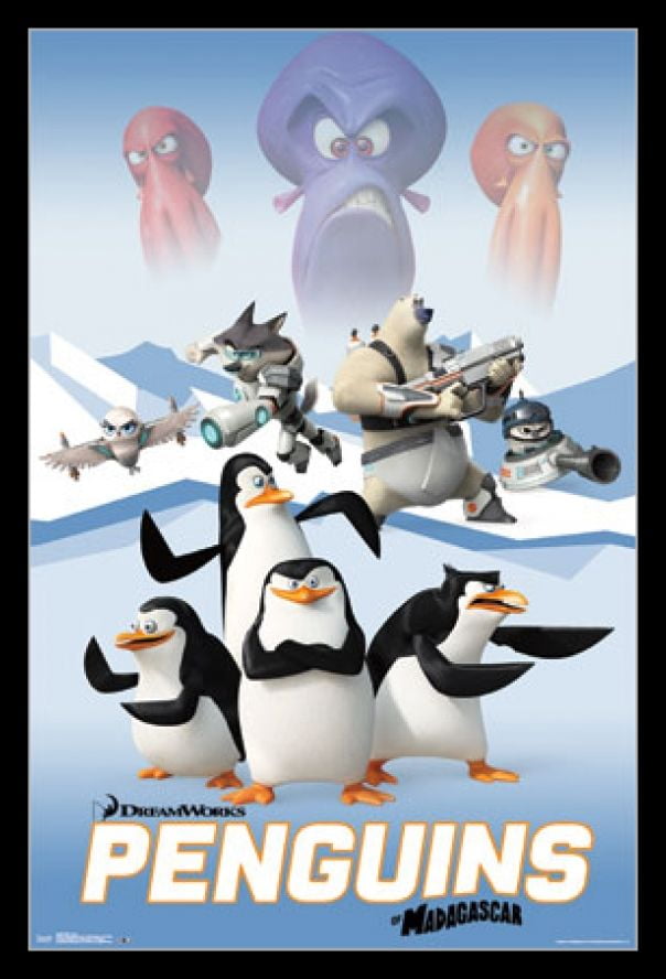 Penguins of Madagascar - Cast Poster Print - Walmart.com - Walmart.com