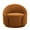 Velvet-Orange, variant on UIXE Swivel Accent Chair Boucle Barrel Chair Upholstered Arm Chair for Living Room, Modern Round Club Chair with Turntable Base, Rusted Orange