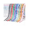 thumbnail image 3 of INSPIRE CHIC 1 Pair Paisley Flat Shoe Laces for Sneakers, 0.31'' Soft Shoelaces Shoestrings for Casual Hiking Shoes White Colorful 160cm/63.0", 3 of 7