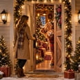 thumbnail image 4 of Christmas Door Cover with Highland Cow Design Elastic Front Door Decoration for Holiday Party 70.87 x 35.43 in, 4 of 4