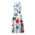 thumbnail image 6 of VBVC Women's Floral V-Neck Sleeveless Maxi Dress,Button Detail Loose Flowy Dress For Women,Ladies' Casual Patriotic Summer Sundress with Pockets,Multicolor,S-3XL, 6 of 8