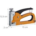 thumbnail image 4 of Professional wall stapler, adjustable power, replaceable magazine 4-8 mm, iron, orange 1, 4 of 5