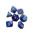 thumbnail image 5 of 7x Polyhedral Dice Party Game Dice Game for DND Table Game Star Dark Blue, 5 of 5
