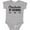 AC-Heather Grey, variant on Cheerleader in Training Boys or Girls Baby Bodysuit