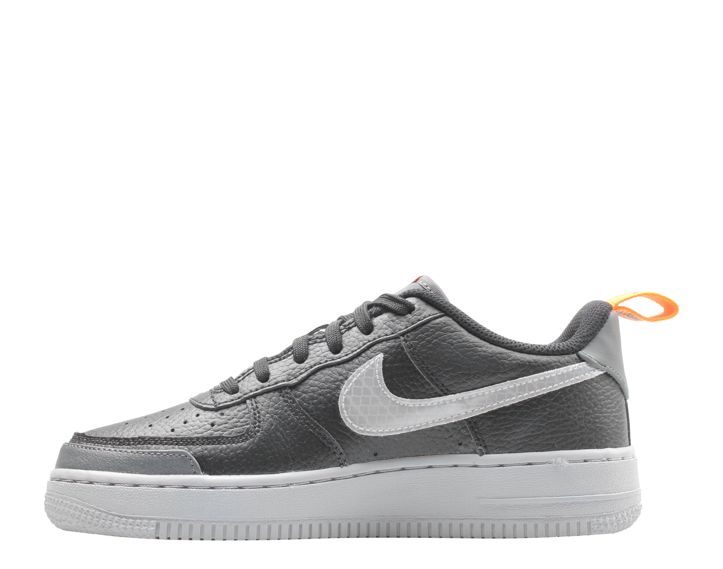 Nike Air Force 1 LV8 2 (GS) Black/Grey Big Kids Basketball Shoes