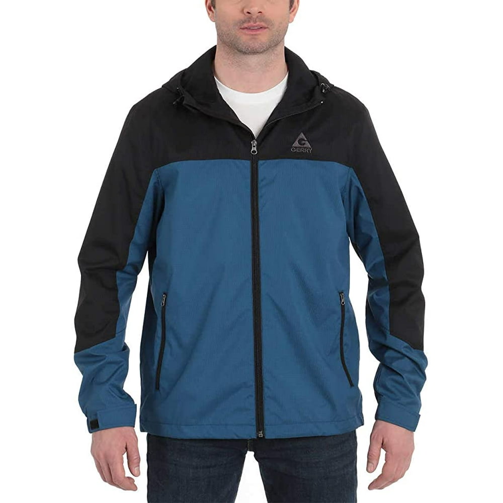 water resistant hooded jacket