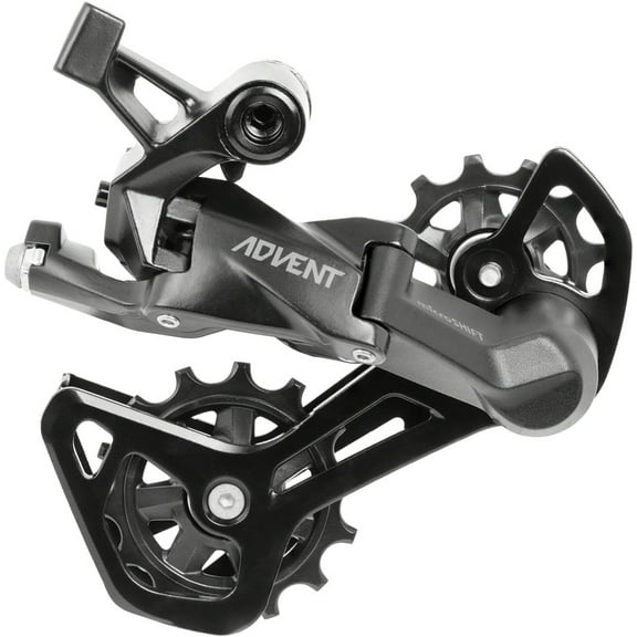 microSHIFT ADVENT RD-M619M-B Rear Derailleur - 9-Speed, Medium Cage, Black