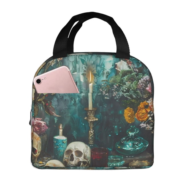 Disketp Baroque Floral Still Life for Insulated Lunch Bag for Women and Men, Perfect for Work, Hiking, Picnic