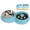Blue, variant on Nib  Double Pet Dog Slow Feeder Bowl,Stainless Steel Anti-Choke Puppy Food and Water Feeder for Dogs Cats (Blue)