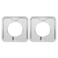 thumbnail image 1 of SHISUYAN 2 Pcs Poêle à Gaz Carrée avec Plateau de Protection en Acier Inoxydable pour Cuisines Domestiques, 1 of 8