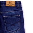 thumbnail image 2 of Knit N Knot Faded Indigo, Stretchable, Slim Fit Jeans with Adjustable Waist for Boys, 7-8 Years, 2 of 7