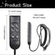 thumbnail image 5 of 6 Button Remote For Recliners 5 Pin Lift Chair Handset Controller Hand Control For Power Furniture, 5 of 5