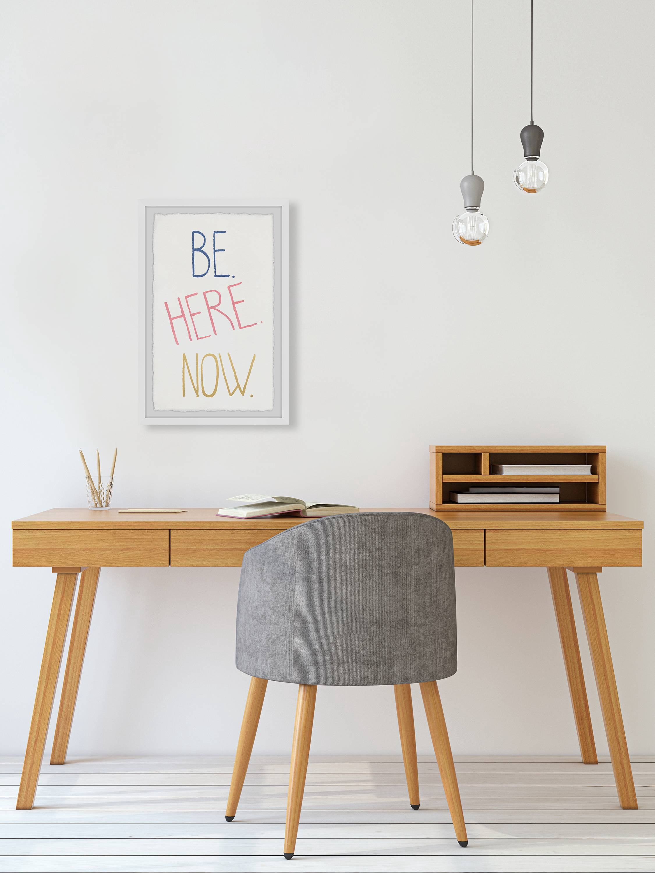 Marmont Hill Be Here Now IV Framed Wall Art