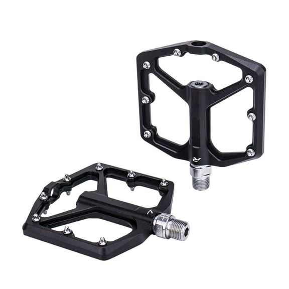 BQBQERT Aluminum Alloy Mountain Bicycles Pedals Wide Flat Cycling Pedals Smooth Bearings Nonslip Bicycles Pedals Enduring