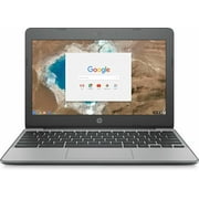 HP Chromebook 11" HD Laptop (Celeron N3060, 4GB RAM, 16GB eMMC) - Ash gray (11-v069cl)