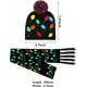 thumbnail image 3 of 2 piezas Navidad LED Light Up Hats Navidad Light Up Bufanda para fiesta de Navidad JAMW Sencillez, 3 of 5