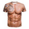 thumbnail image 1 of 3D Digital impreso extraño cosas MuscleT-camisa de Halloween Navidad vacaciones S Zulema camisa con estampado de músculos para hombre, 1 of 6