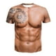 thumbnail image 1 of Manga 3D Novedad Colcomx Camisa de Hombre con Estampado Muscular S-XL, 1 of 6