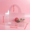 thumbnail image 4 of Flower Box Packing Bags Flower Packaging Box Plastic Clear Flower Bouquet Bags With Handle Packaging(Ribbon Not Included) [1* Transparent Bag], 4 of 4