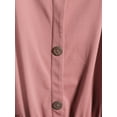 thumbnail image 6 of Monteau Women's Plus Size Knit Jumpsuit with Tie Waist, 6 of 6