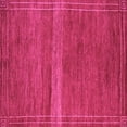thumbnail image 1 of Ahgly Company Indoor Square Abstract Pink Modern Area Rugs, 6' Square, 1 of 4