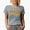 Heather Grey, variant on Crazy Cousin Crew, Family Themed, Groovy Retro Wavy Text Merch Gift, White T-Shirt, Large