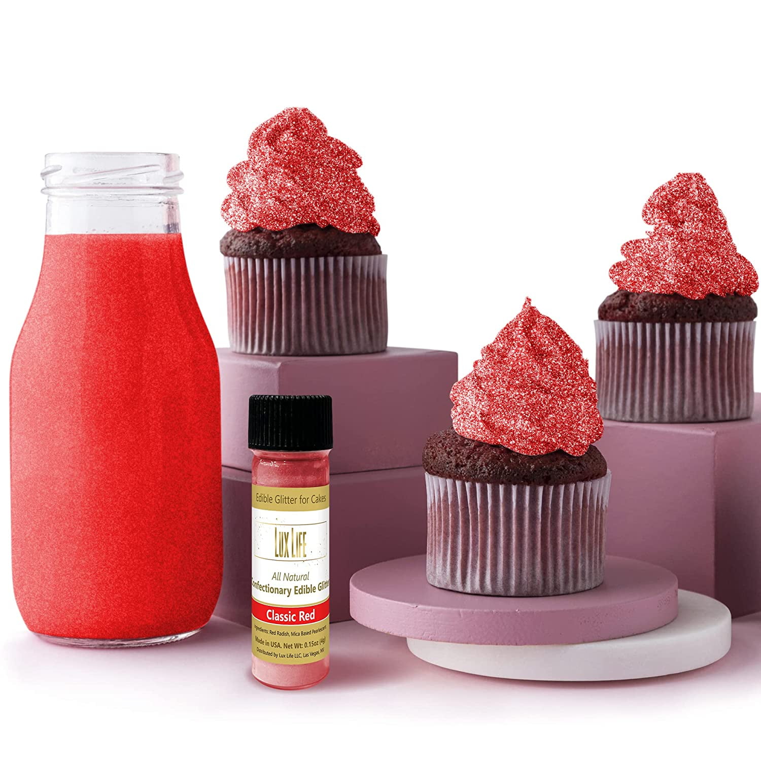 Red Edible Glitter – Sweet Life Cake Supply
