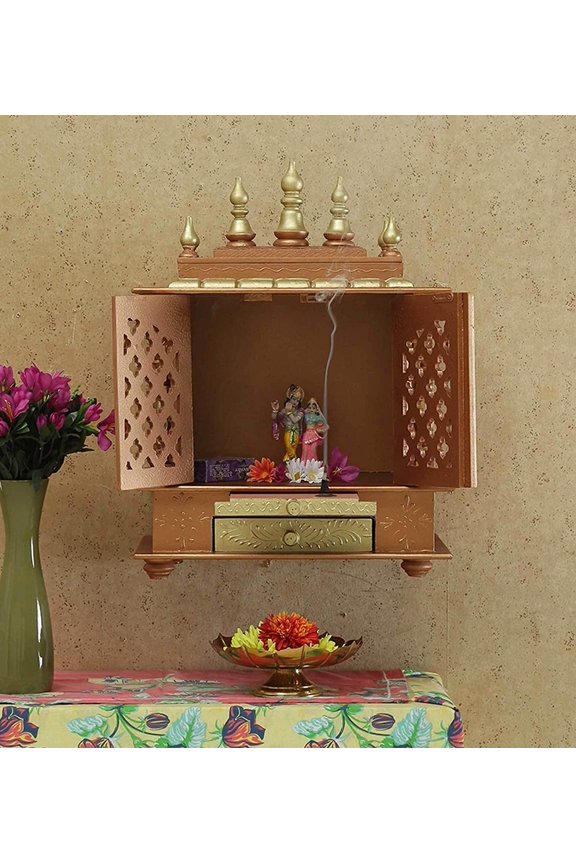 Wooden Temple/ Home Temple/ Pooja Mandir/ Pooja Mandap/ Temple for Home JORD709