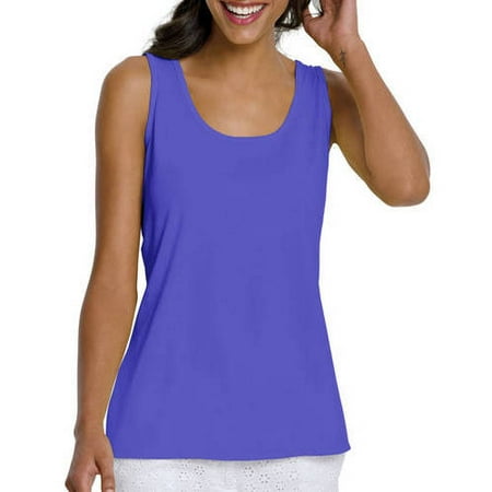 Dyed Cotton Ladies Tank Top - Women's Basic Essential Tank