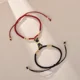 thumbnail image 4 of Disney-pulsera de Mickey Mouse para mujer, colgante de cristal de dibujos animados, cuerda tejida a mano, cuerda roja, joyería de mano, regalo de cumpleaños, 4 of 4