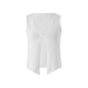 thumbnail image 4 of Camisa De Punto Superior Señoras Casual Cami Top Hollow Out Button Down Streetwear Ropa (Blanco S) Cgtredaw Para estrenar, 4 of 7