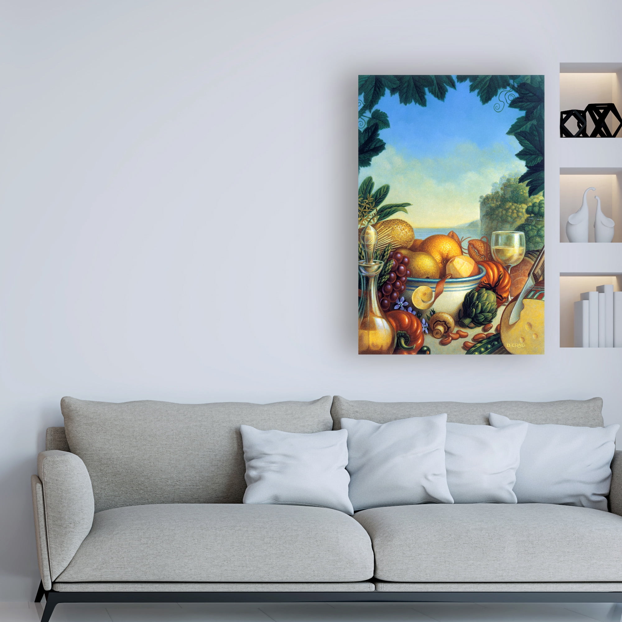 Trademark Fine Art 'Mediterranean Still Life' Canvas Art by Dan Craig