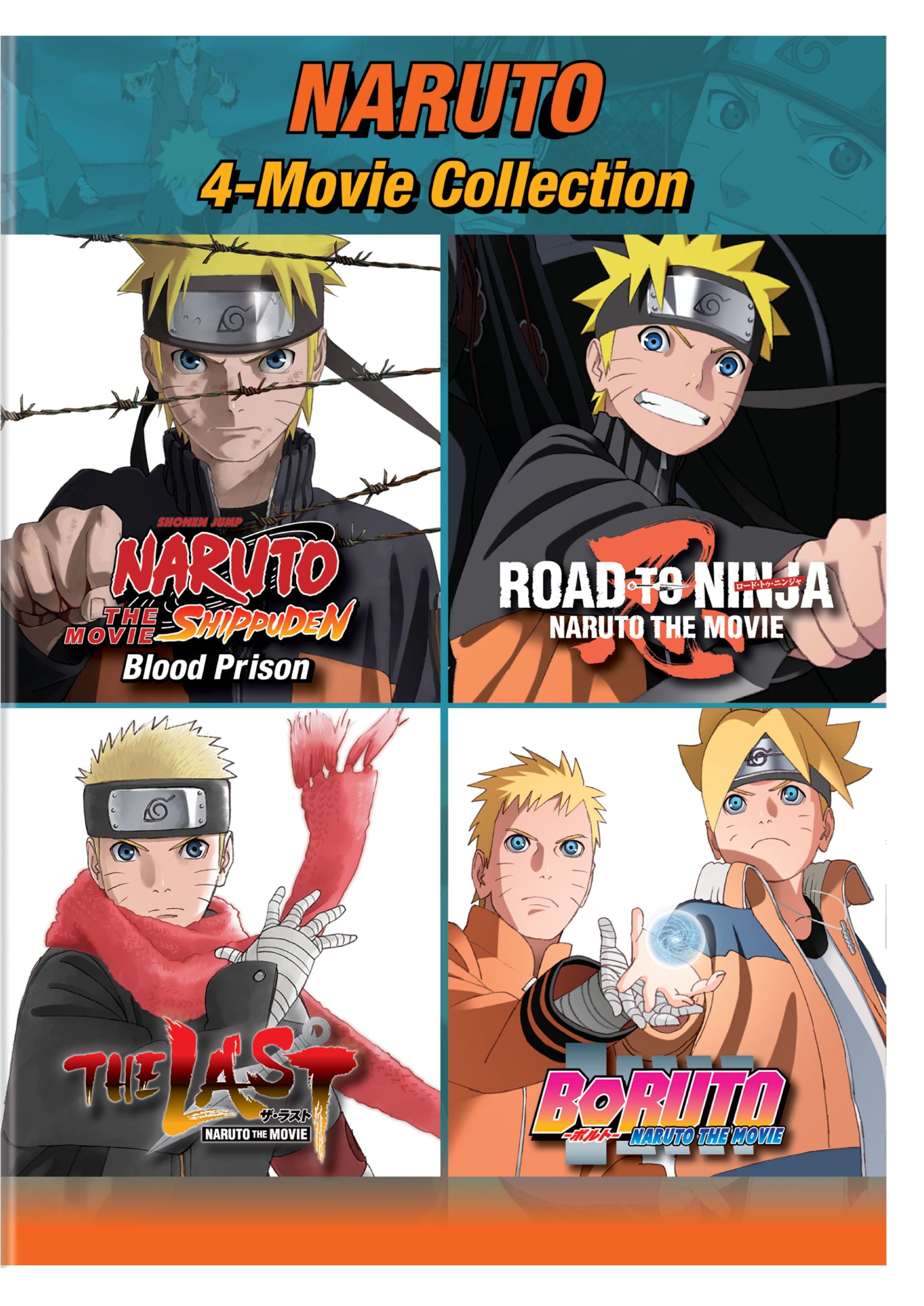 DVD Naruto Vol.1 - 720 End English Dubbed + 11 Movies