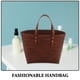 thumbnail image 3 of ADDHAT Tote A Mano En PVC Marrón Para Mujer Con Asa Resistente Para Uso Diario, 3 of 6
