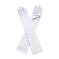 thumbnail image 5 of Warm Gloves for Women 18In Stretchy Spandex Halloween Cosplay Long Opera Winter Gloves, 5 of 5
