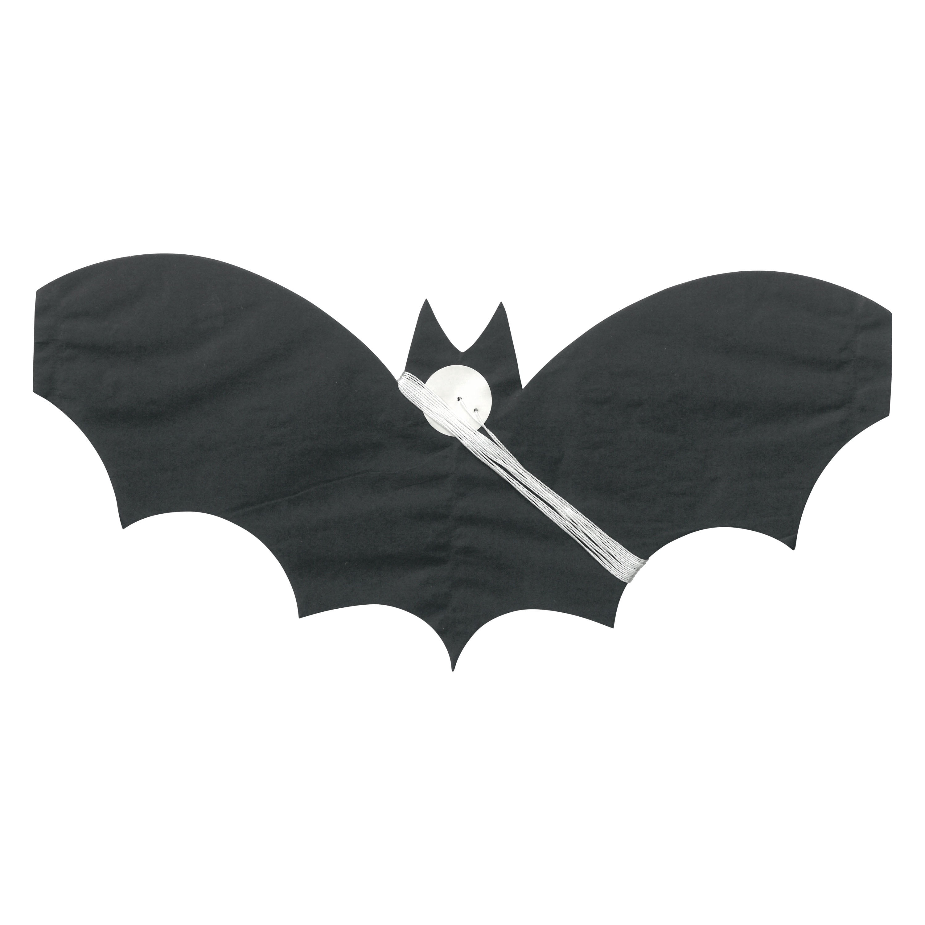 Bats Tissue Garland, Black, 8', Halloween by Way To Celebrate