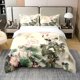 thumbnail image 1 of Crane 100 Percent Cotton Funda Nórdica King Acuarela Loto Floral Juego de Cama, 1 of 7