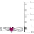 thumbnail image 2 of Everly Women's Created Ruby Sterling Silver Ring, 2 of 6