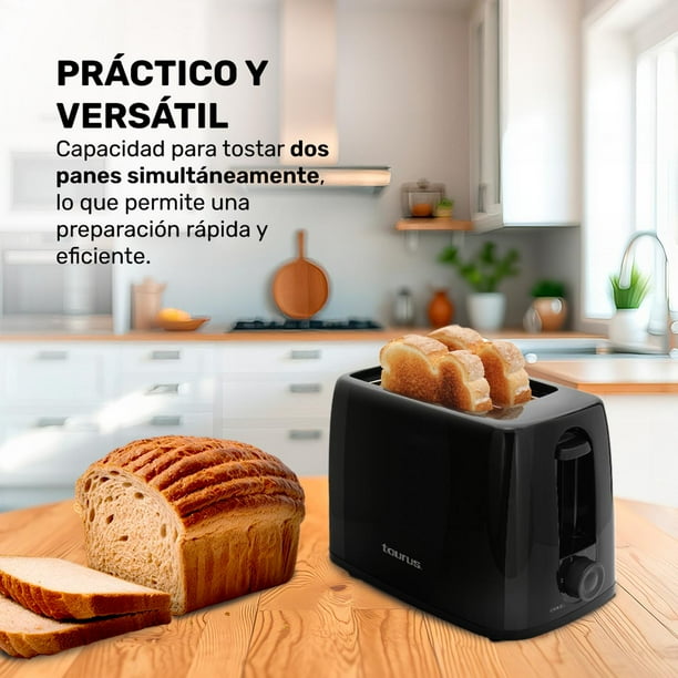 Tostador de Pan Taurus Lucerna negro Bodega Aurrera en línea