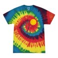 thumbnail image 1 of Wild Bobby, Silhouette Red Moon, Streetwear, Tie-Dye Tees, Reactive Rainbow, Large, 1 of 3
